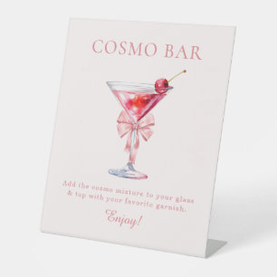 Expositor En L Está atando el coqueta rosa Knot Cosmo Bar