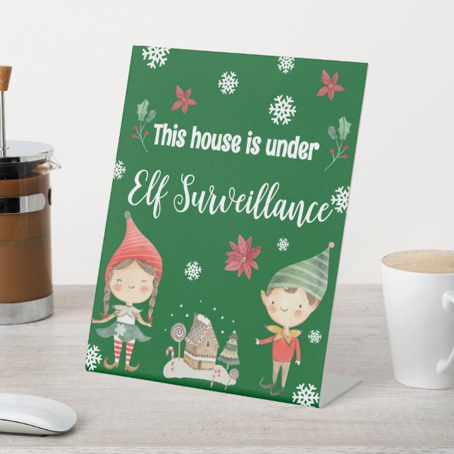 Expositor En L Esta casa está bajo vigilancia de los elfos (In Situ)