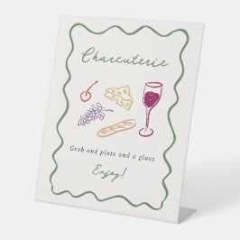 Expositor En L Está fuera del mercado negrita y mano caprichosa