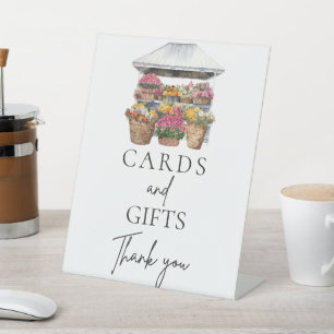 Expositor En L Está fuera del mercado Rótulo de regalo de tarjeta