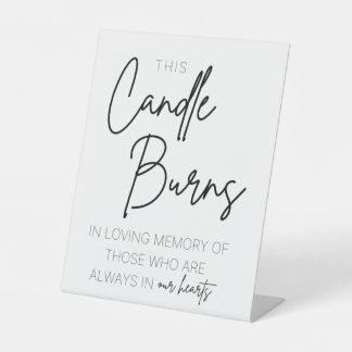 Expositor En L Esta vela quema el Rótulo peatonal