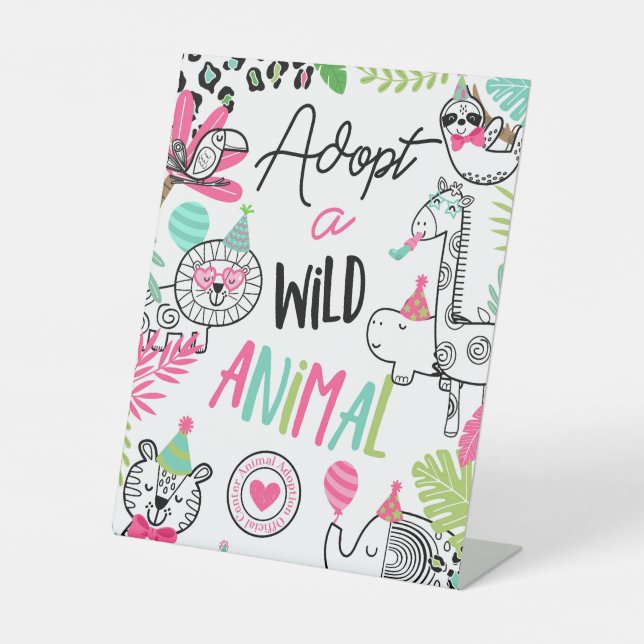 Expositor En L Estación de adopción de animales salvajes (Anverso)