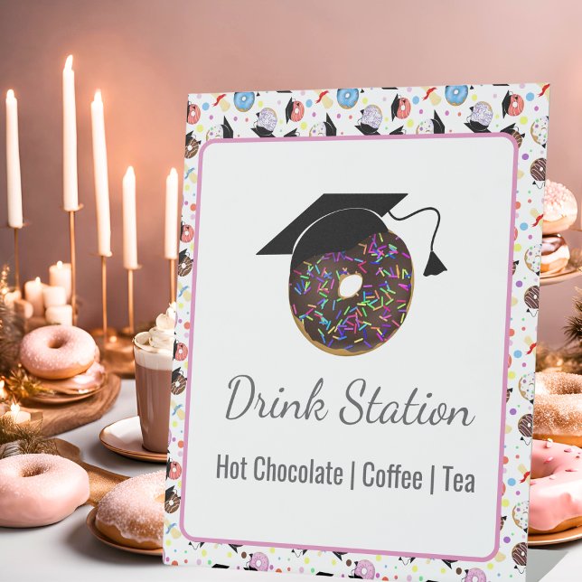 Expositor En L Estación de bebidas de Donuts y Gradues (Subido por el creador)