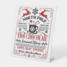 Expositor En L Estación de Fiesta de chocolate caliente