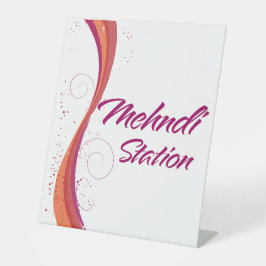 Expositor En L estación de mehndi
