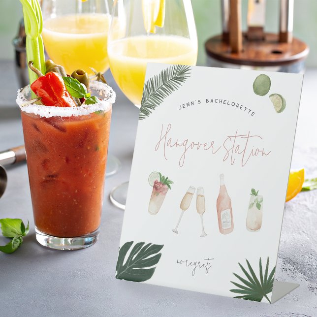 Expositor En L Estación de resaca personalizada de la fiesta de l (Subido por el creador)