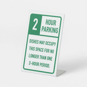 Expositor En L Estacionamiento de 2 horas
