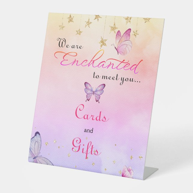Expositor En L Estamos Encantados De Conocerle A Mariposa Baby Sh (Anverso)