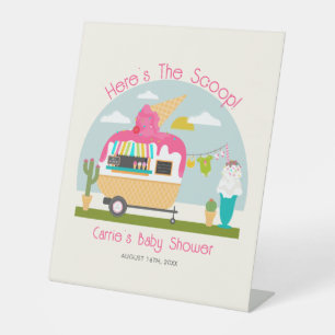 Expositor En L Este es el Baby Shower del Chica de Camper de Scoo
