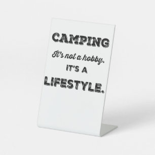 Expositor En L Estilo de vida de camping