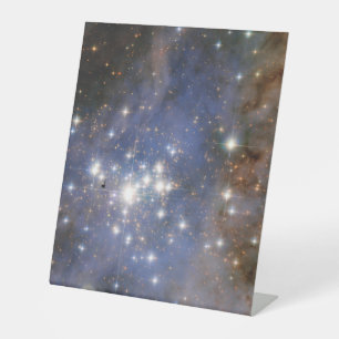 Expositor En L Estrellas de diamantes en el espacio de burbujas d