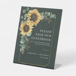 Expositor En L Eucalipto Floral de girasol