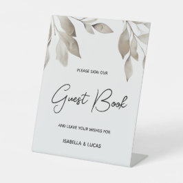 Expositor En L Eucalyptus botánico deja libro Boda