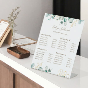 Expositor En L Eucalyptus Price List Pedestal Sign