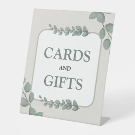 Expositor En L Eucalyptus Rustic Floral Baby Shower