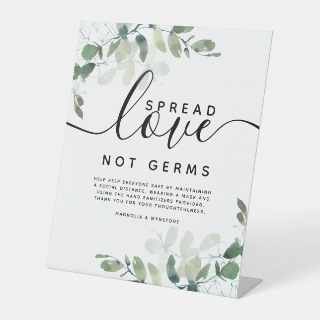 Expositor En L Eucalyptus Spread Love Not Gerys Boda (Anverso)