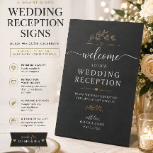 Exhibidor de Letrero de Boda Personalizado Moderno