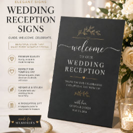 Expositor En L Exhibidor de Letrero de Boda Personalizado Moderno