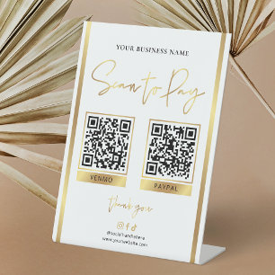 Expositor En L Explorar para pagar códigos QR de pago comercial c