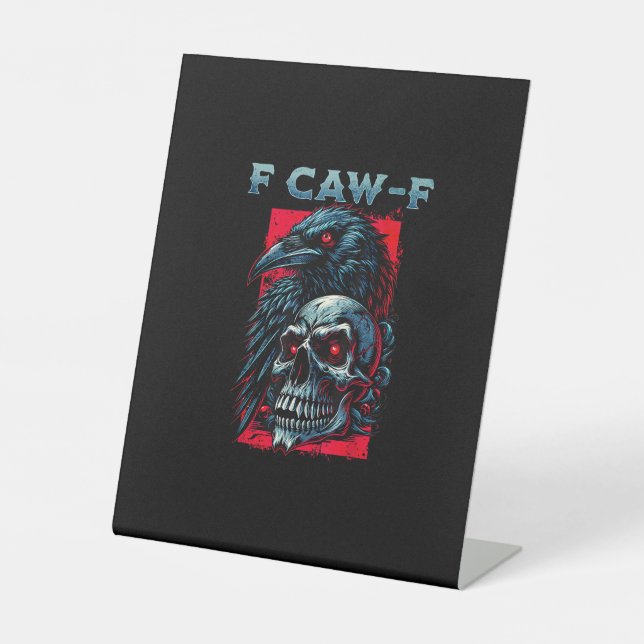 Expositor En L F-Caw-F Crow Humorous Graphic (Anverso)