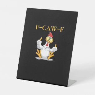 Expositor En L F-Caw-F Gallina Divertida Clásico Retro