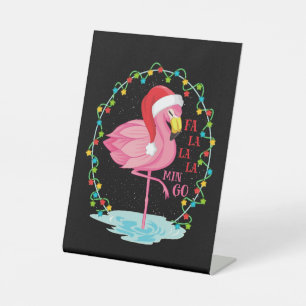 Expositor En L Fa La La mingo Flamingo para Navidades Regalo de N