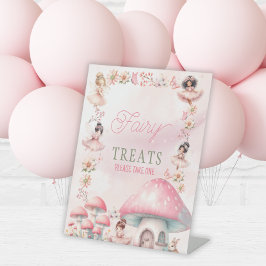 Expositor En L Fairy Mushroom House Pink Birthday Favor