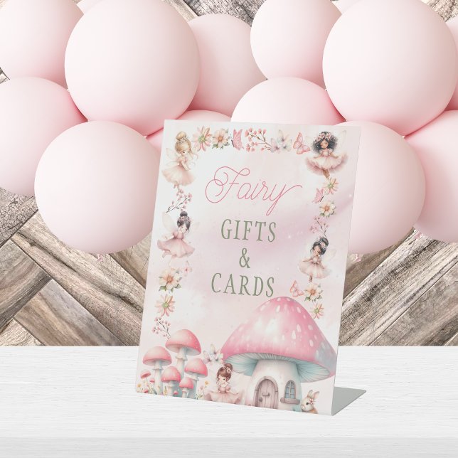 Expositor En L Fairy Mushroom House Pink Birthday Gifts (Subido por el creador)