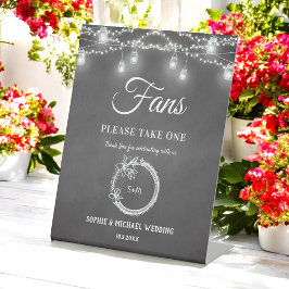 Expositor En L Fans negros Programa de matrimonio Rústico