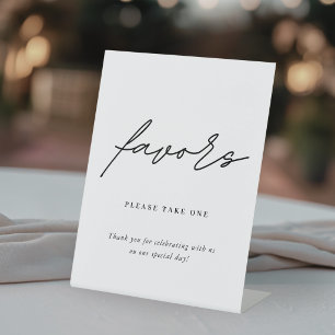 Expositor En L Favor de Boda Minimalista