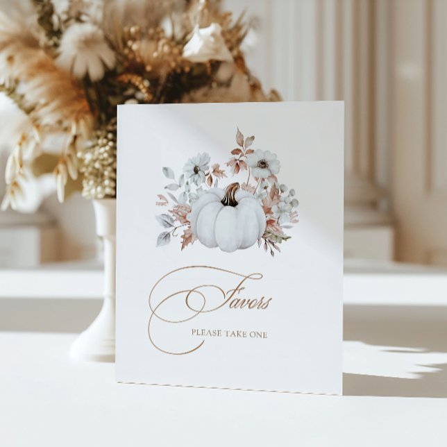 Expositor En L Favor de calabaza blanca otoño (Subido por el creador)