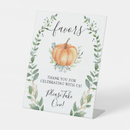 Expositor En L Favor De Oro De La Calabaza De Otoño Por Favor Tom