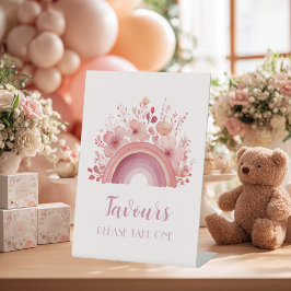 Expositor En L Favoritos Cumpleaños Onederful Arcoíris 1er Cumple