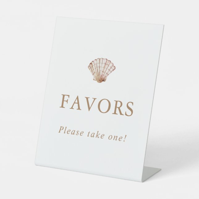 Expositor En L Favoritos de conchas de playa (Anverso)