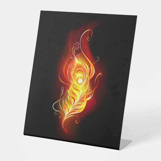 Expositor En L Feather Peacock (Anverso)