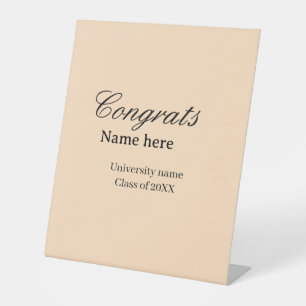 Expositor En L Felicidades graduado nombre universidad promoción