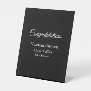 Expositor En L Felicitaciones graduado agregar nombre de escuela 