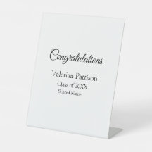 Felicitaciones graduado agregar nombre de escuela