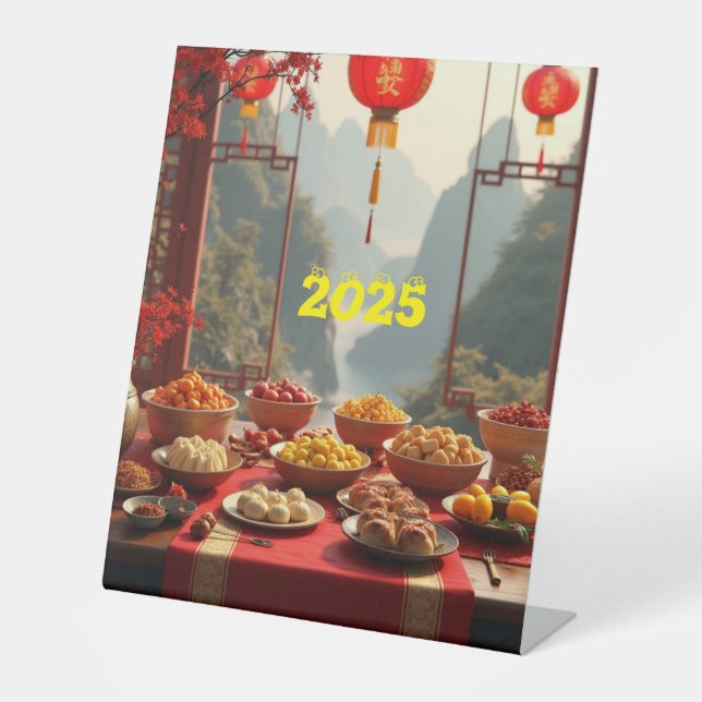 Expositor En L Feliz año nuevo chino 2025 (Anverso)