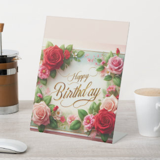 Expositor En L Feliz cumpleaños