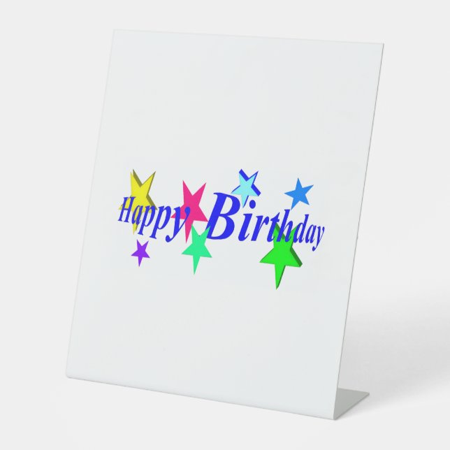 Expositor En L Feliz Cumpleaños (Anverso)