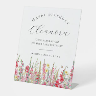 Expositor En L Feliz cumpleaños 25 de agosto Bienvenida a las flo