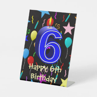 Expositor En L Feliz cumpleaños 6 