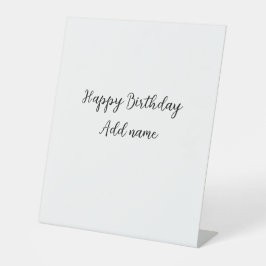 Expositor En L Feliz cumpleaños agregar el título simple