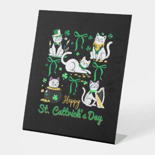 Expositor En L Feliz Día de Cattrick Coquette Bow Cat St Patric