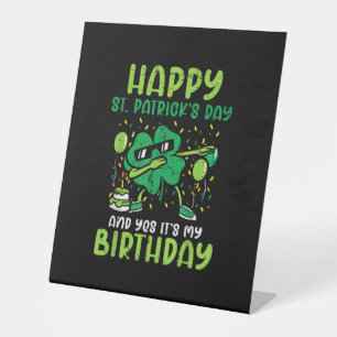Expositor En L Feliz Día de Santo Patrocinio Cumpleaños Shamrock 