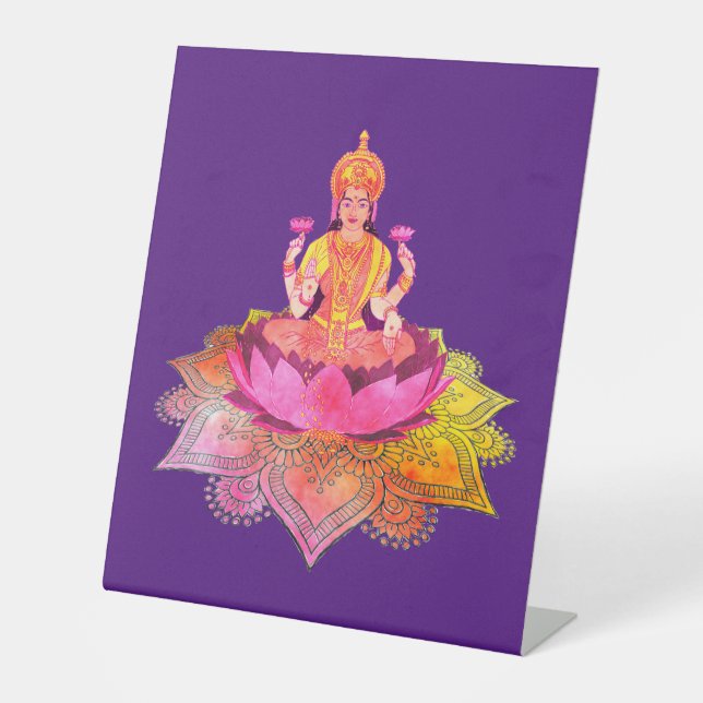 Expositor En L Feliz Diwali - Diosa Deepalavi Lakshmi 4 (Anverso)