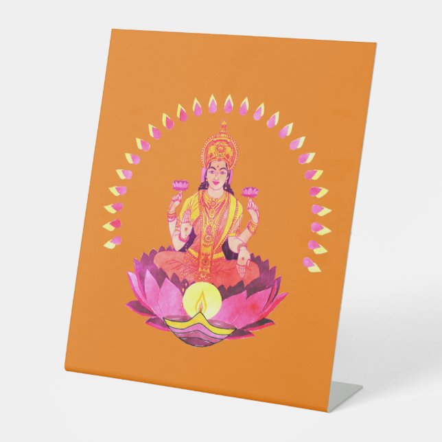 Expositor En L Feliz Diwali - Diosa Lakshmi Deepalavi (Anverso)