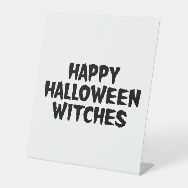 Expositor En L Feliz Halloween Brujas  (Anverso)