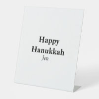 Feliz Hanukkah tu nombre imagen de texto editable